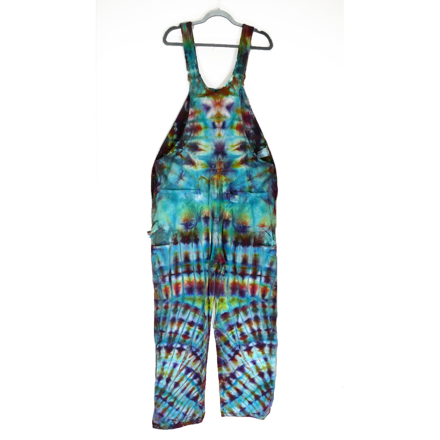 NEW OLD STOCK CARHARTT: TIE-DYE OVERALLS 40x33