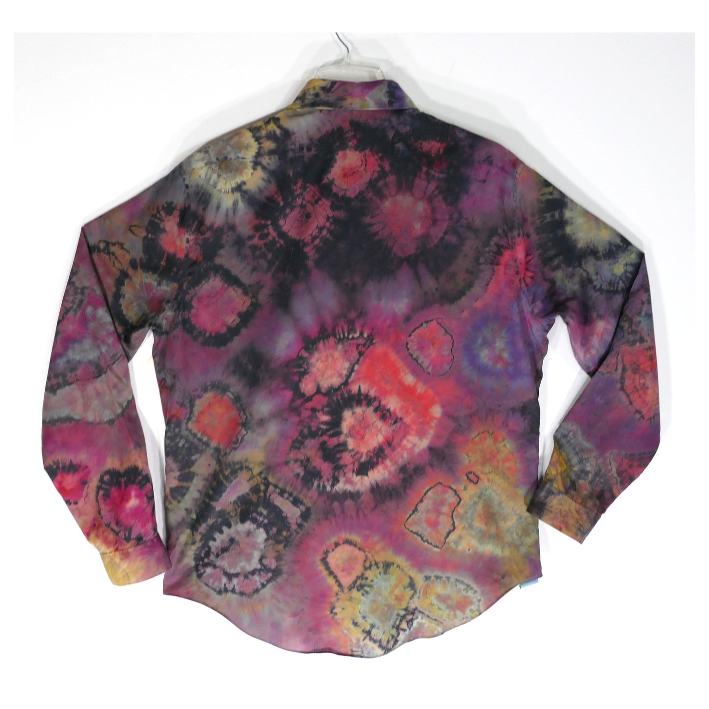 CALVIN KLEIN Button Down BEAUTIFUL TIE DYE shirt 17 36/37