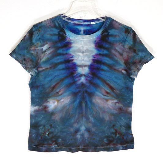 DEEP BLUE Tie Dye shirt!  Chico's 2 Med/Large