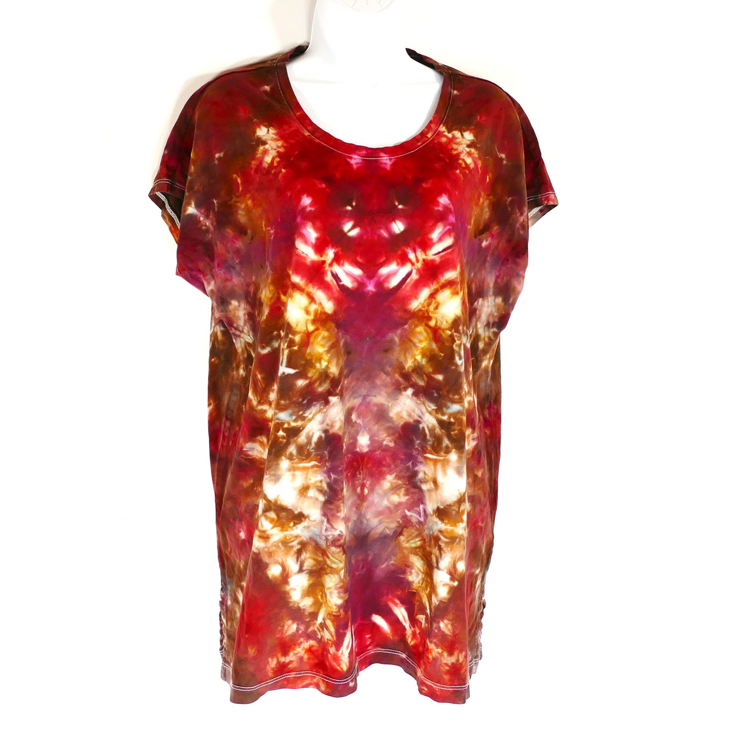 TIE DYED Long Tee Lands End: Size Large