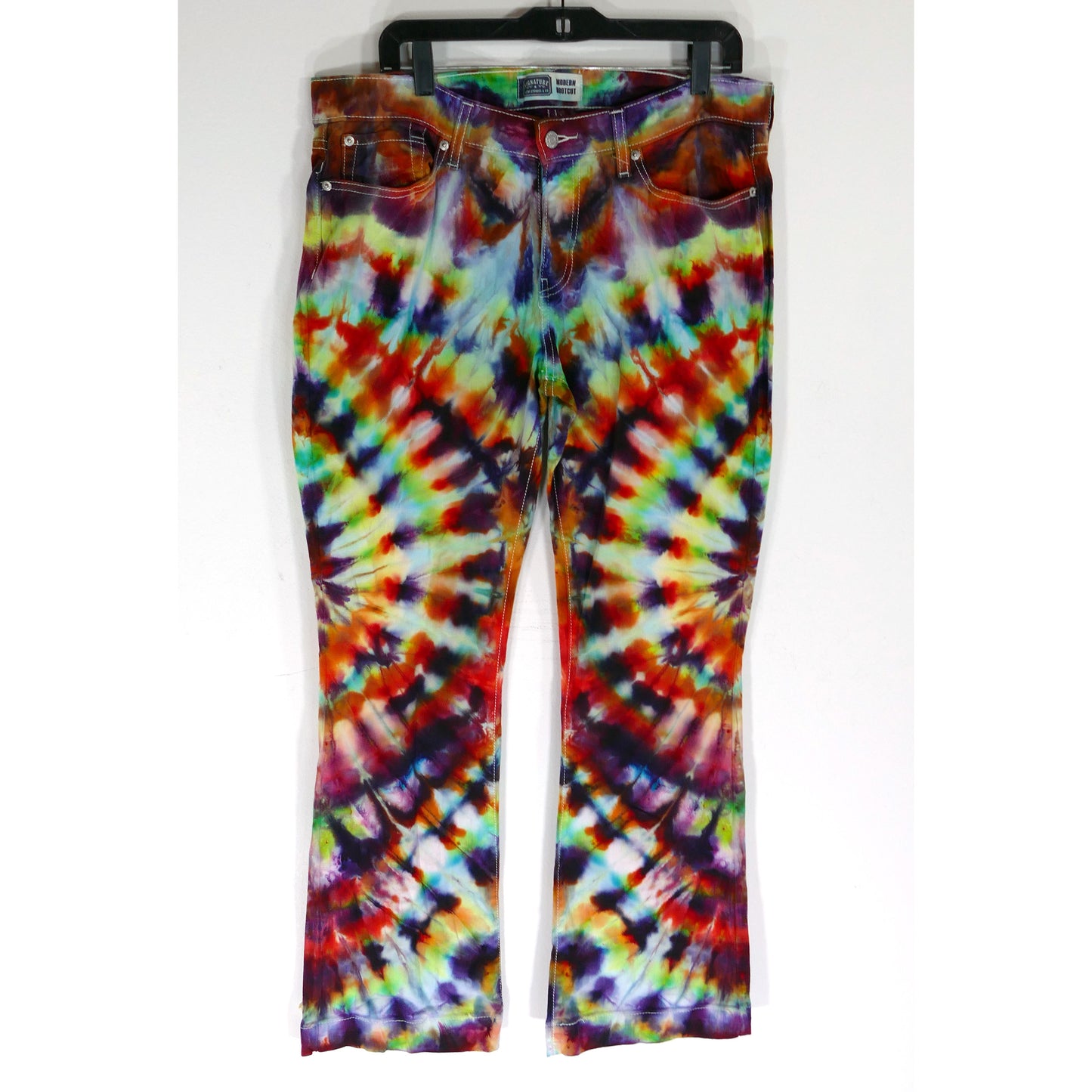 LEVIS TIE DYE JEANS SIZE 16 BOOT CUT