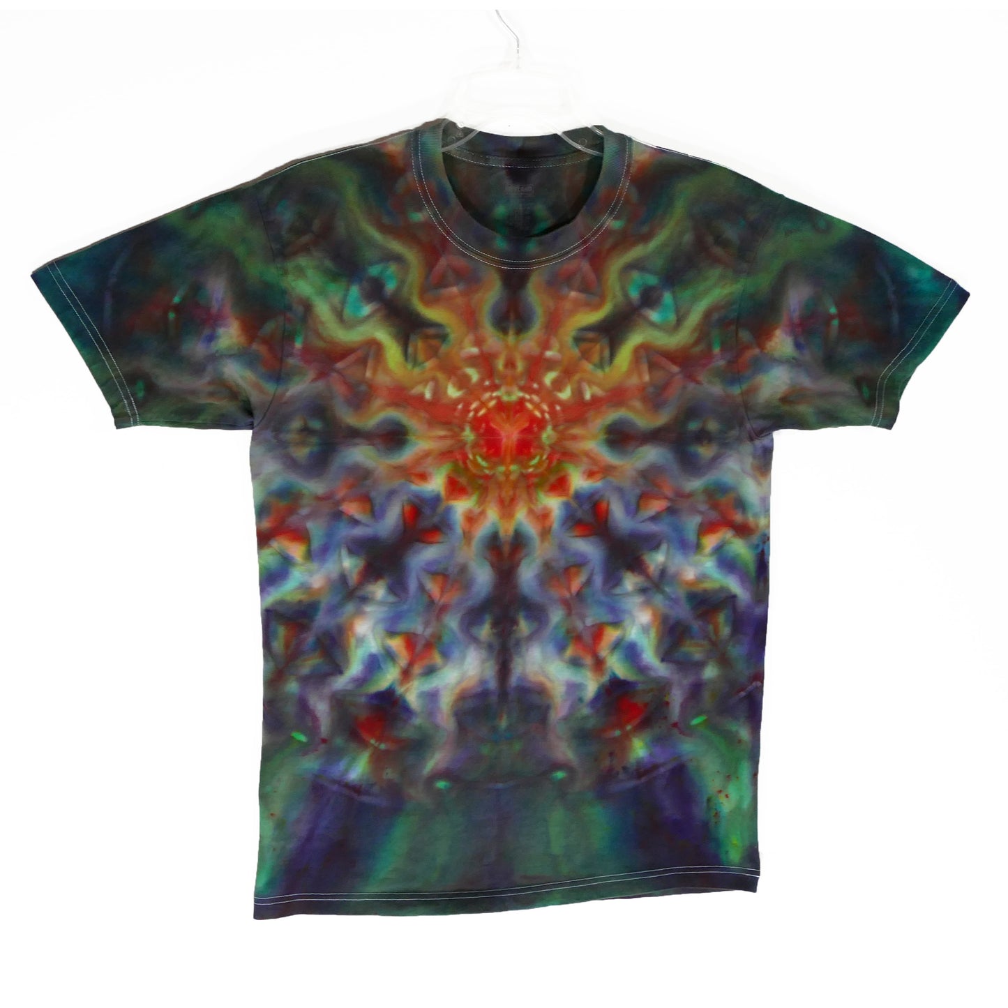 MEDIUM COSMIC EXPLOSION TIE DYED TEE SHIRT KIRKLAND