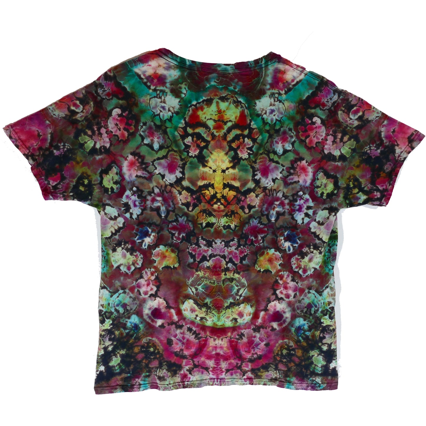MEDIUM POCKET TEE: Reverse dyed Fall COLORS!