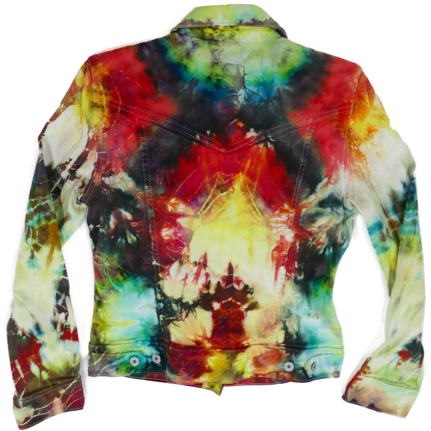 SMALL TIE-DYED GAP DENIM JACKET