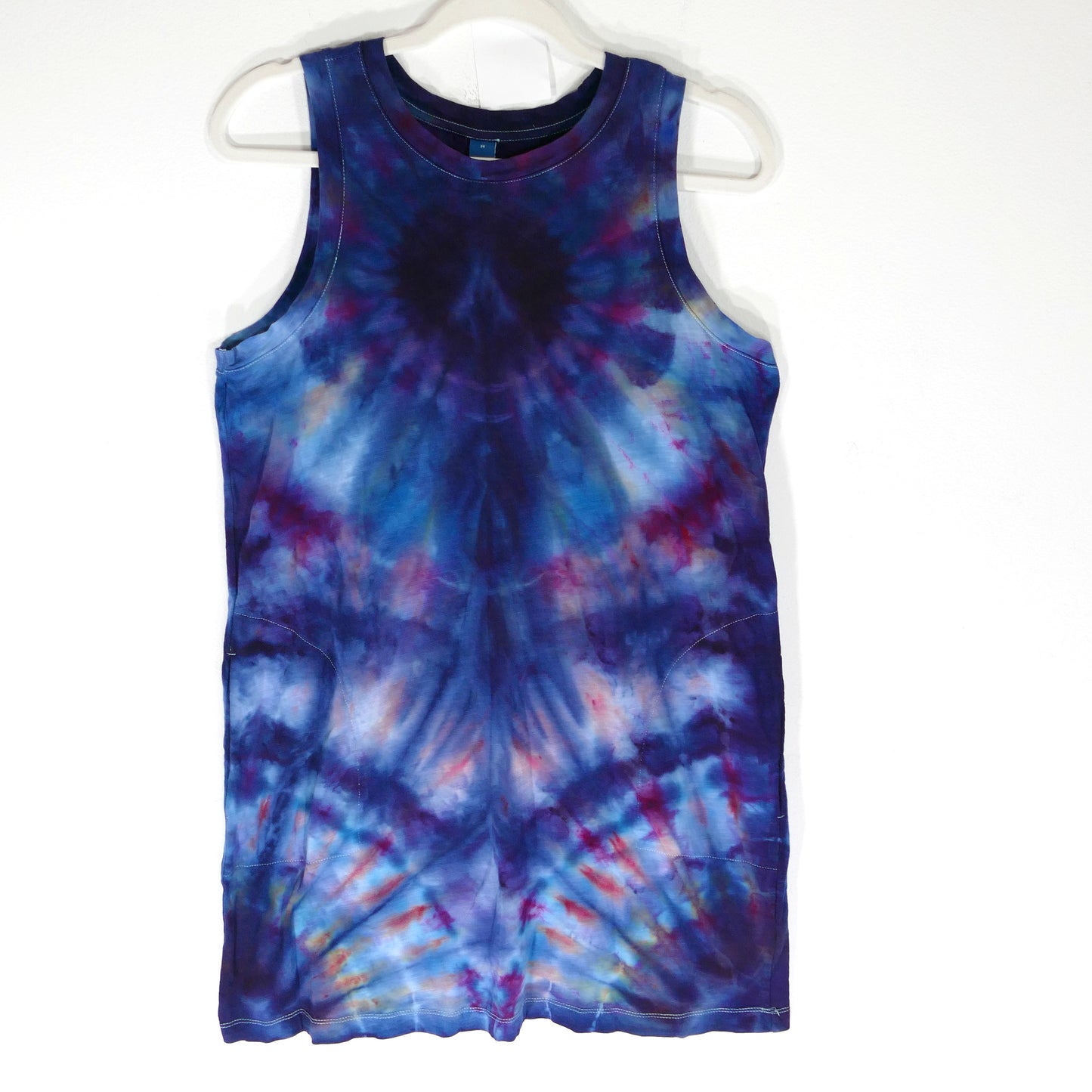 SMALL BLUE TIE-DYED OLD NAVY Tank Dress