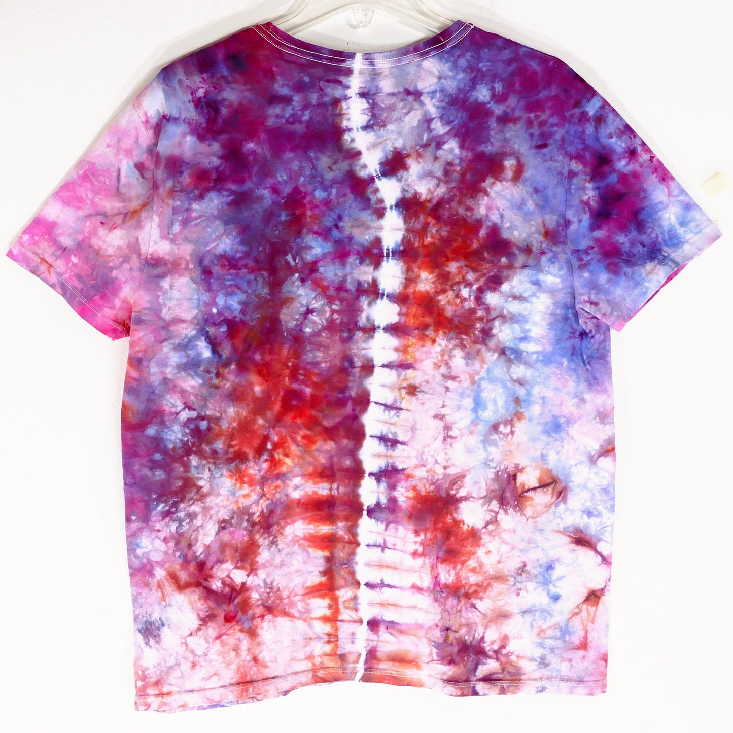 XL HANES Ladies Crew Neck ICE DYED Heart