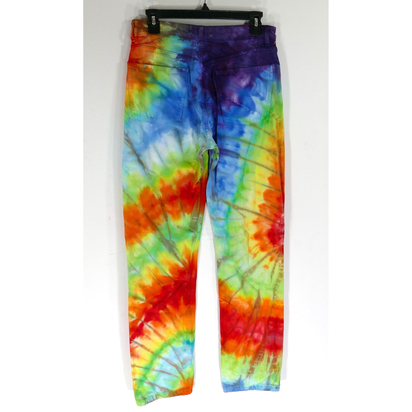 ZARA SIZE 8 RAINBOW Jeans Tie-Dyed