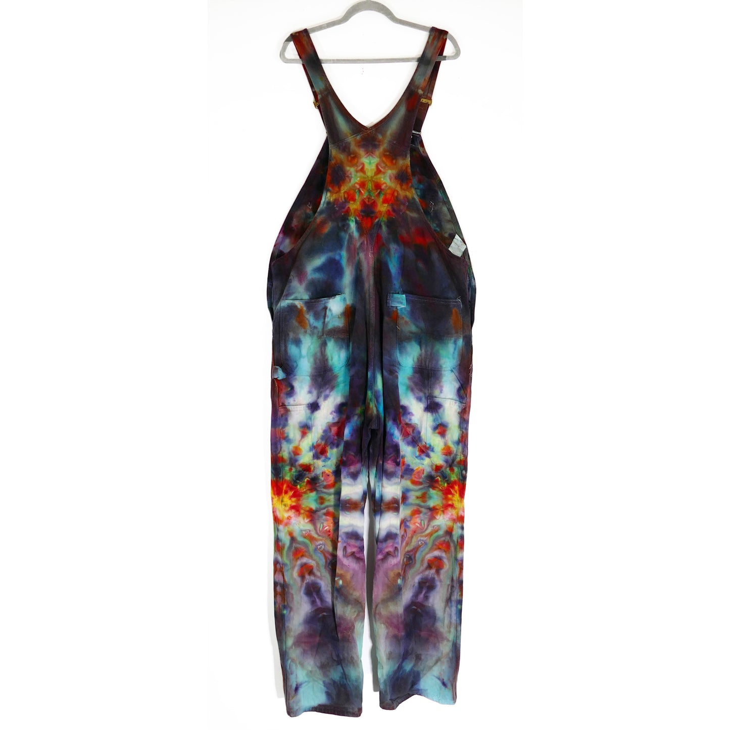 NEW OLD STOCK CARHARTT: Cosmic Tie Dyed Overalls 40x34