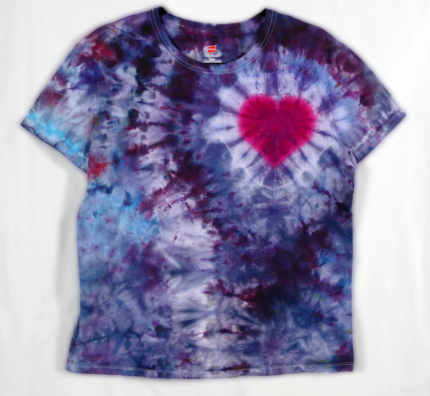 Dyed Together: Hearts on Hearts Men's Xl and Ladies Large