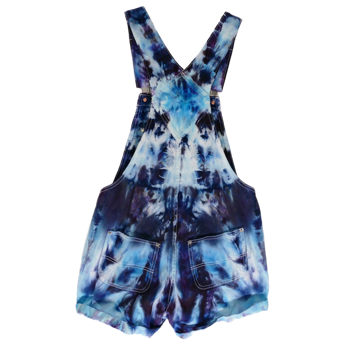 SMALL Blueish SHORT OVERALLS