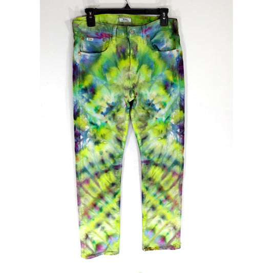 30X30 RALPH LAUREN TIE-DYE JEANS