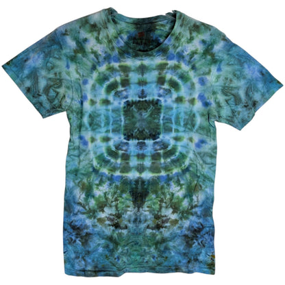 HANES SMALL BLUE TIE DYE