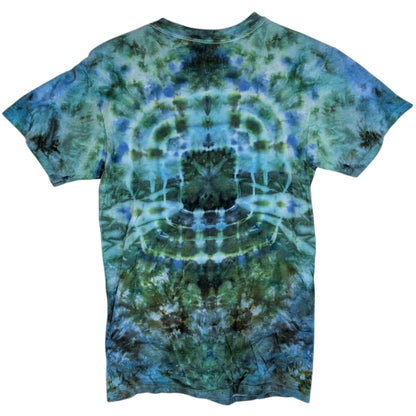 HANES SMALL BLUE TIE DYE