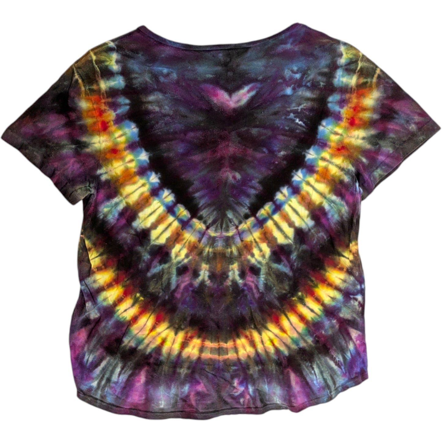 Large Scoop Neck Tie Dye