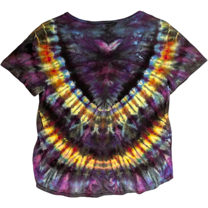 Large Scoop Neck Tie Dye