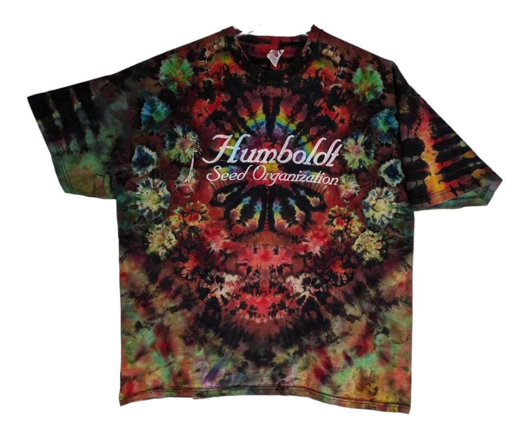 XL Reverse Dye "Humboldt Seed Organization" upcycled Tee