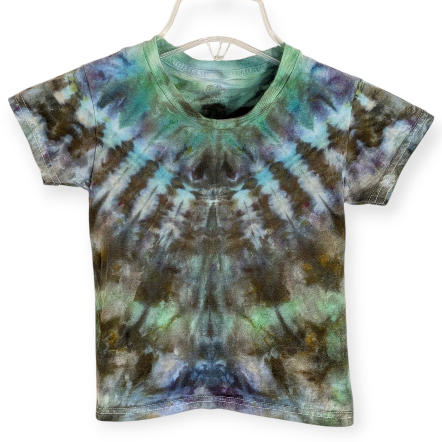 KIDS TIE DYE T-SHIRT SIZE 4T GREEN VEE