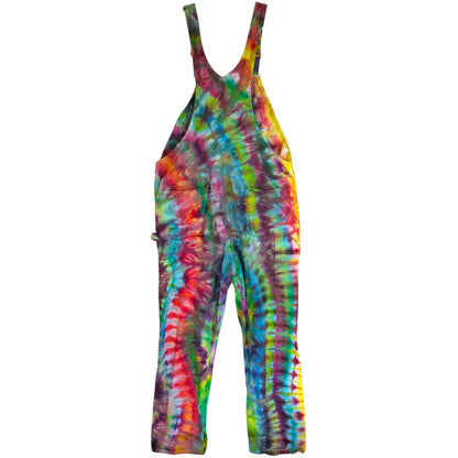 Tie Dyed Carhartt Overalls 44x34 NEW OLD STOCK CARHARTT 1990s!