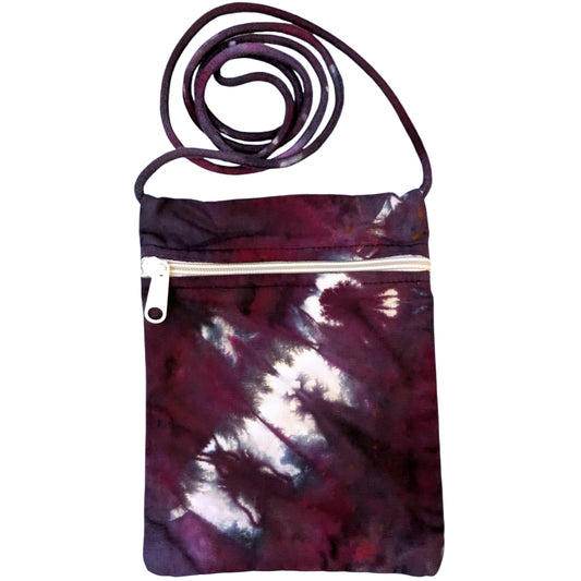 ZIPPER POCKET BAG DARK PURPLE