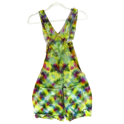 XS  SHORT-TIE-DYED-OVERALLS