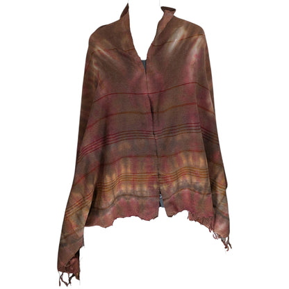 BROWN TIE DYED WRAP