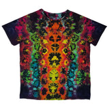 Hot Orange Tie Dye Tee Shirt Medium