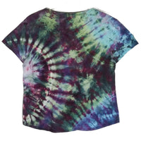 Tie Dye Stealie Shirt Women's XL Scoop Neck  Grateful Dead Inspired