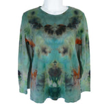 Tie Dyed Cozy Thermal Leafy Women's Medium
