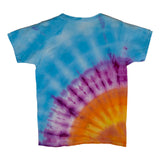 MEDIUM YOUTH CORNER RAINBOW Tie Dye Tee Shirt