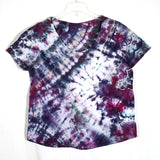 XL Ladies Scoop Neck Purple Marble