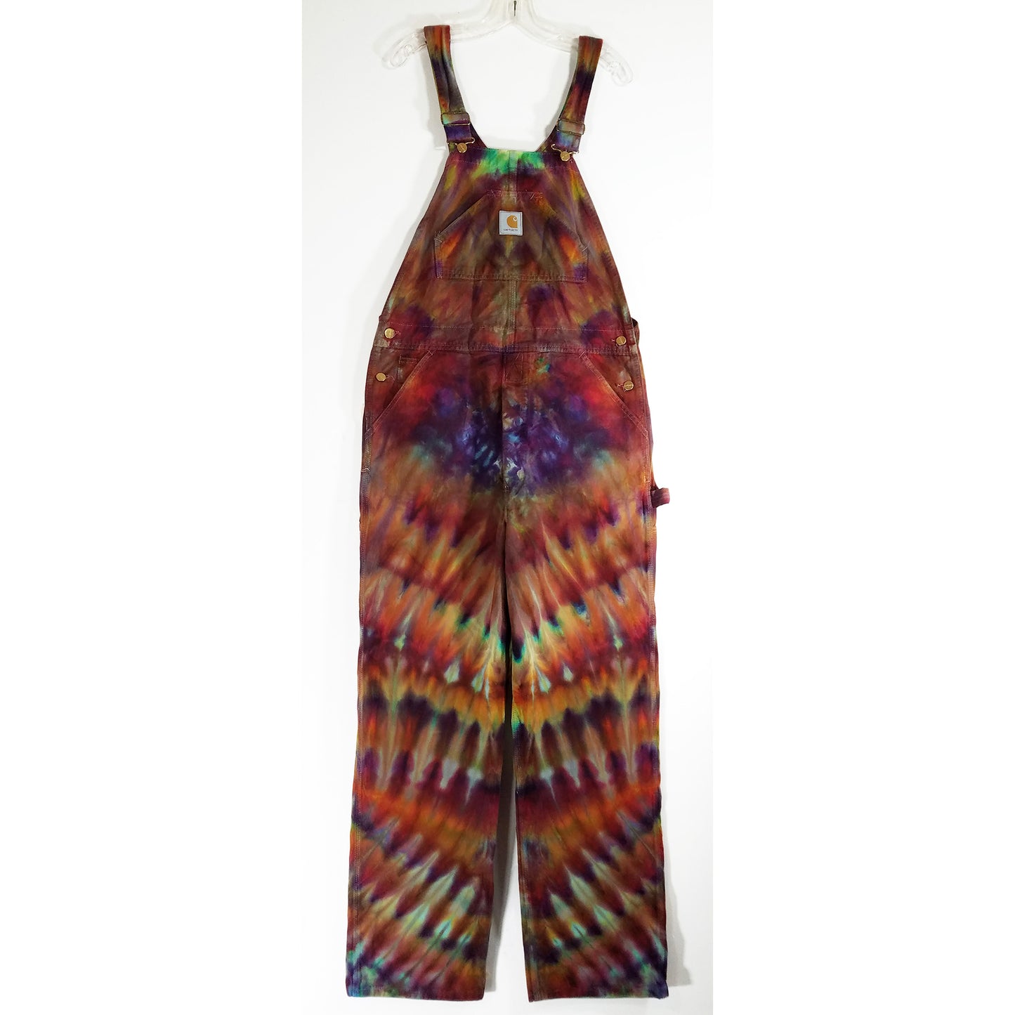 Full Length tie dyed Overalls NEW OLD STOCK CARHARTT (36x34)