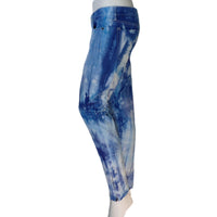 Tie Dye Pants!  Size 31 Ralph Lauren Ankle Zip Blues