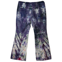 Tie Dye Jeans! Size 33 J Crew High Heel Flare "Feather Bells"