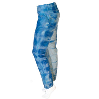 Tie Dye Jeans Size 6M Curvy Straight Levis 539 Blue Sides