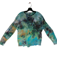 Tie Dyed Thermal Earthy Cozy Women's XL