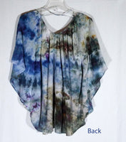 SOLD Upcycled Pullover Batwing Blouse! STUNNING!