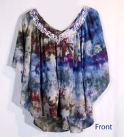 SOLD Upcycled Pullover Batwing Blouse! STUNNING!