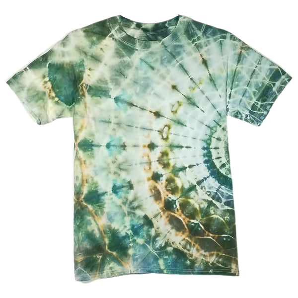 Green Earth!  Tie Dyed T-Shirt: size SMALL