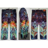 Hand Dyed Levi's 569 38x32