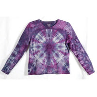 SOLD!  Purple Rays Long Sleeve Tie-Dye shirt Medium/Petite