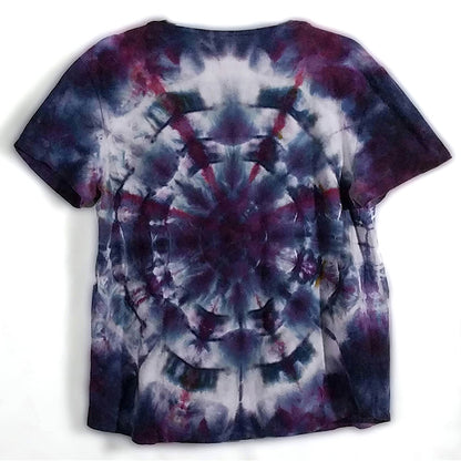Purple Mandala Scoop Neck T-shirt Ladies XL