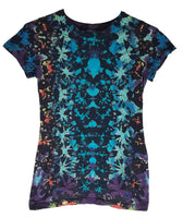 Blue Hearts Energy Small Ladies Tie-Dye Shirt